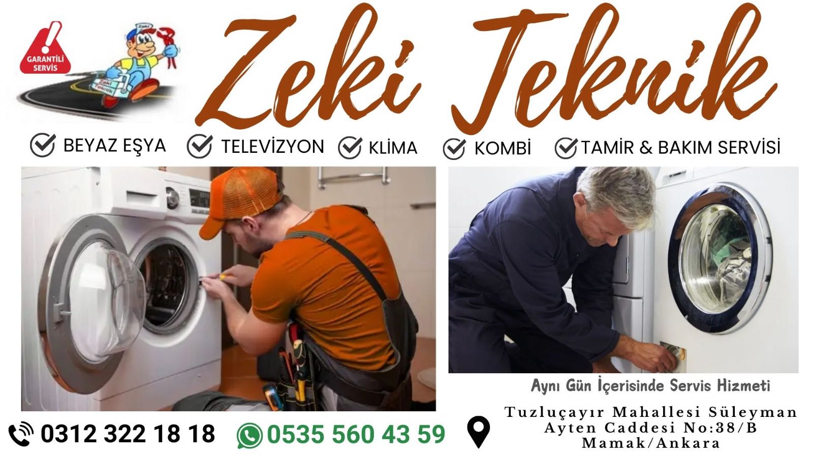 Tuzluçayır Çamaşır Makinesi Tamircisi